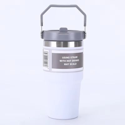 20 oz 30 oz d' acier inoxydable à vide isolé tumbler avec poignée couvercle logo personnalisé idéal