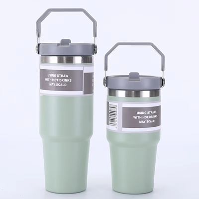 20 oz 30 oz d' acier inoxydable à vide isolé tumbler avec poignée couvercle logo personnalisé idéal