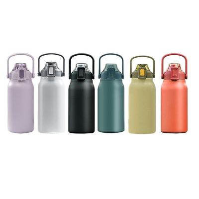 Kawaii Bouteille d'eau pour enfants Coupe isolante en acier inoxydable avec bouteille remplie de paille