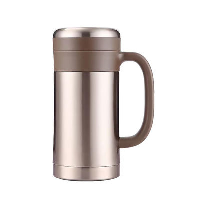 SUS304 tasse de café isolée en acier inoxydable de qualité alimentaire avec poignée de 450 ml