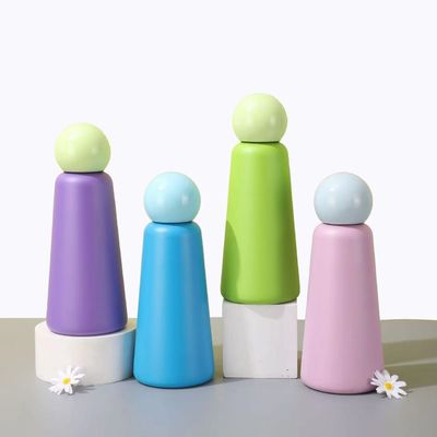 Design moderne 500 ml bouteille d'eau en acier inoxydable isolation tasse de voyage avec couvercle mignon