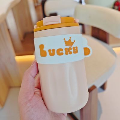 Bouteille d'eau en acier inoxydable 304 avec couvercle