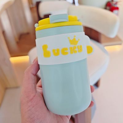 Bouteille d'eau en acier inoxydable 304 avec couvercle
