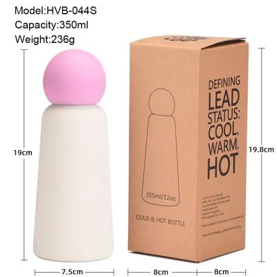 Coupe thermos en acier inoxydable 304 d'une capacité de 350 ml et double isolation sous vide