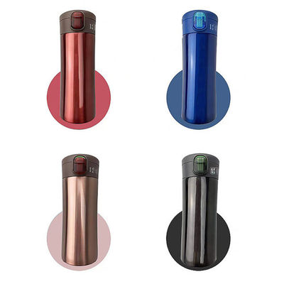 12-24 heures Isolation thermique Bouteille d'eau de voyage en acier inoxydable avec filtre et café