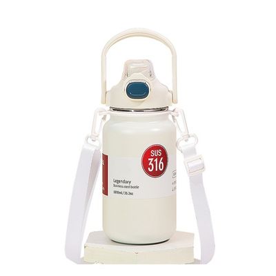 1300 ml Bouteille d'eau en acier inoxydable à double paroi Bouteille à vide isolée