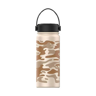 Bouteille d'eau en acier inoxydable de 600 ml pour adultes à double paroi isolée sous vide