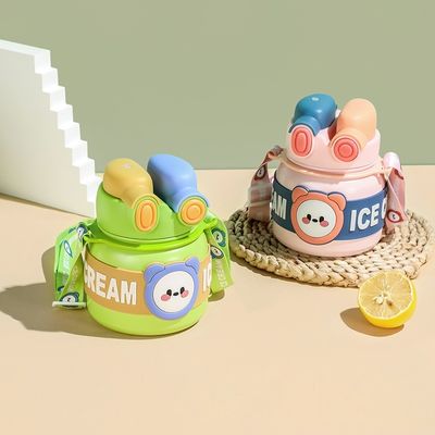 Logo personnalisé Accepté Cute Design Portable 850ml Thermos à double tasse pour enfants