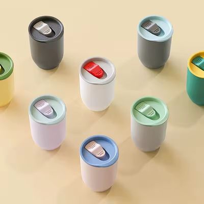 Bouteille d'eau potable de grande capacité Portable de jus de paille 350ml