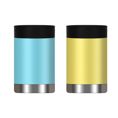 L'acier inoxydable personnalisé logo métallique double paroi isolée peut refroidisseur pour bureau / voiture / maison