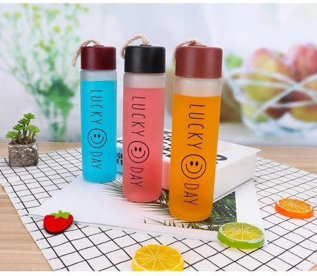 Bouteille d'eau en verre de 400 ml pour la randonnée et les activités de plein air