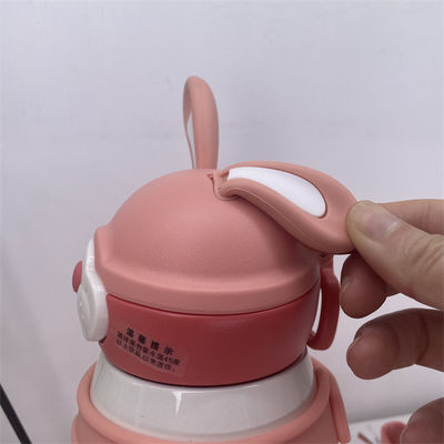 442Un flacon à vide en acier inoxydable de 3 g avec une ceinture de cochon à oreilles.