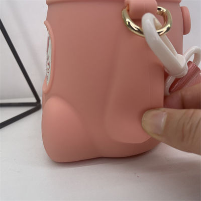 442Un flacon à vide en acier inoxydable de 3 g avec une ceinture de cochon à oreilles.