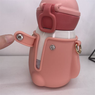 442Un flacon à vide en acier inoxydable de 3 g avec une ceinture de cochon à oreilles.