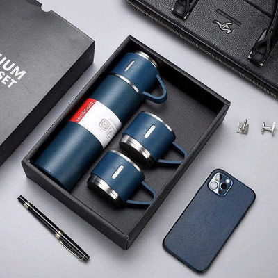 Set de bouteille d'eau isolée sous vide 304 thermos en acier inoxydable pour les voyages d'affaires