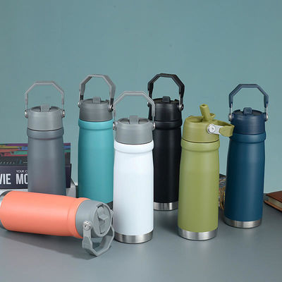 Logo personnalisé Bouteille d'eau chaude en acier inoxydable isolée en 7 couleurs ou conception personnalisée