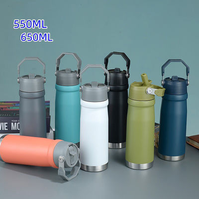 Logo personnalisé Bouteille d'eau chaude en acier inoxydable isolée en 7 couleurs ou conception personnalisée