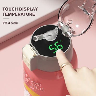 Applicable aux personnes 550ml mignon dessin animé enfants tasse d'eau avec couvercle intelligent