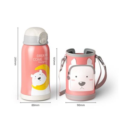 Applicable aux personnes 550ml mignon dessin animé enfants tasse d'eau avec couvercle intelligent