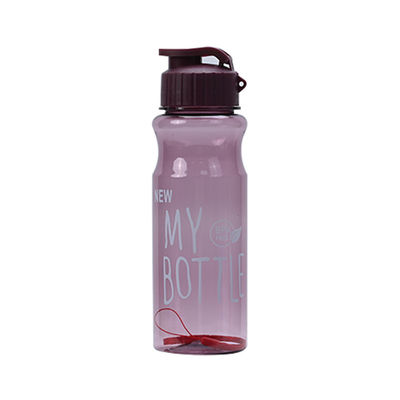 Bouteilles d'eau en PET multicolores écologiques et logo personnalisé pour les besoins d'hydratation sportive