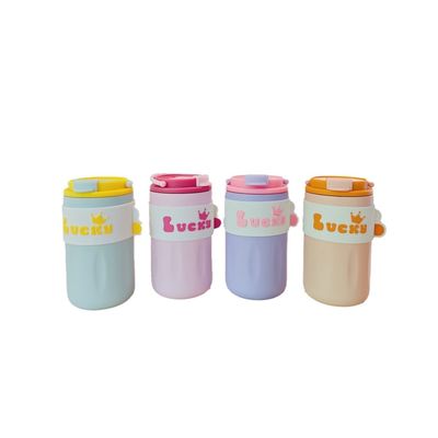 Bouteille de sport de dessin animé en acier inoxydable 420 ml tasse de café Lucky Thermos isolé sous vide