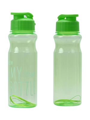 500 ml de bouteilles d'eau potable en plastique sans BPA en PET avec courroie pour les exercices physiques