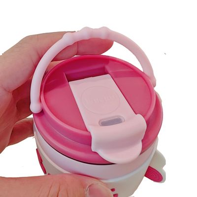 420 ml évier à eau en acier inoxydable bouteille à vide double paroi isolée bouteille de voyage tasse de café avec poignée couvercle