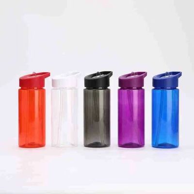 Design contemporain Bouteille de boisson d'été transparente avec infuseur et logo personnalisé