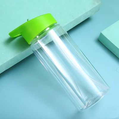 Design contemporain Bouteille de boisson d'été transparente avec infuseur et logo personnalisé