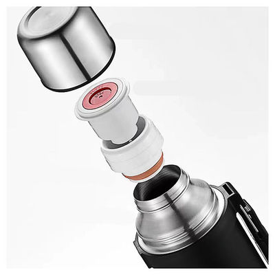 Bouteille d'eau isolée sous vide en acier inoxydable 304 de 1200 ml de capacité pour les activités de plein air