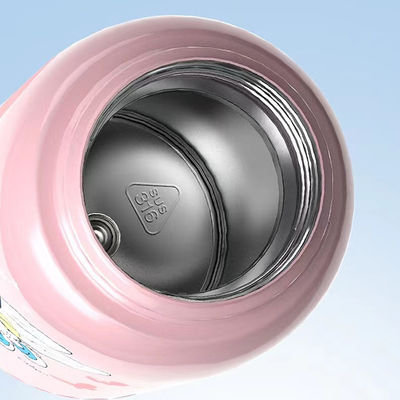Bouteille d'eau pour enfants à chaud et à froid avec poignée de paille 550 ml