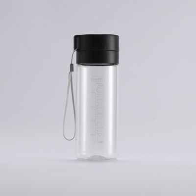 TOUR Bouteille d'eau en plastique recyclable 600 ml 800 ml avec horodatage pour les activités de plein air