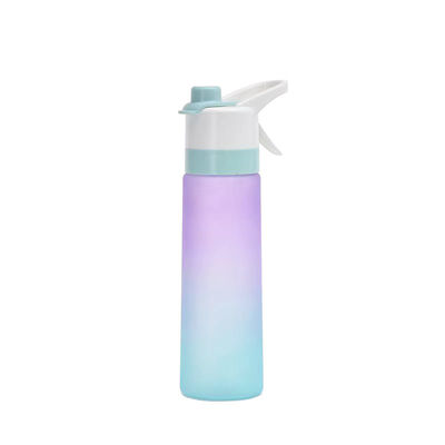 25oz BPA sans fuite Proof Sports Spray Bouteille d'eau en plastique avec la brume de pulvérisation continue
