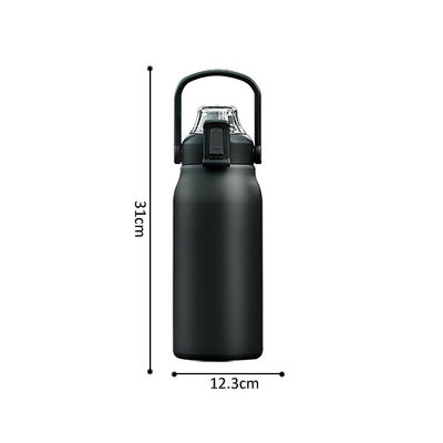 Bottle d'eau isolée en acier inoxydable à double paroi pour tous