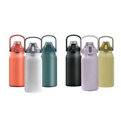 Bottle d'eau isolée en acier inoxydable à double paroi pour tous