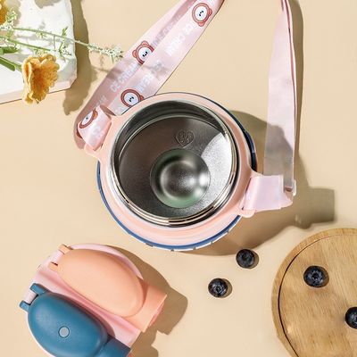 Bouteille d'eau isolée à vide à double paroi portable en acier inoxydable de 850 ml pour étudiants