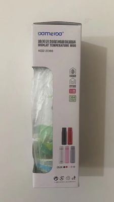 Affichage de température LED portable 380 ml Bouteille intelligente pour les voyages en plein air Camping Randonnée