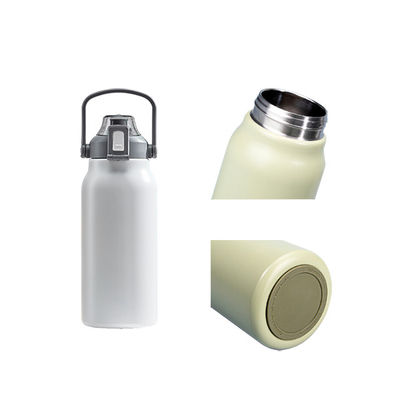 Concepteur de bouteille d'eau en acier inoxydable de 1700 ml Capacité avec horodatage et Li