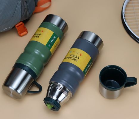 Boissons sous vide 3 en 1 tasses tasses bouteilles thermoses étain bouteille d'eau thermique