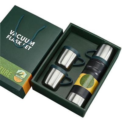 680 ml de bouteille à vide en acier inoxydable parfait pour la promotion des affaires 3 couvercles inclus