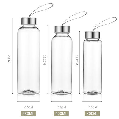Bouteille en plastique de 300 ml 400 ml 500 ml pour les sports de plein air et l'efficacité des voyages