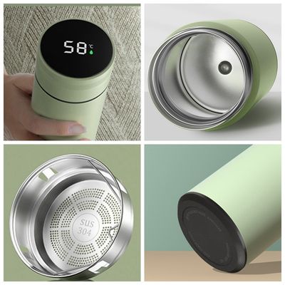 Bouteille thermo LED avec écran tactile numérique