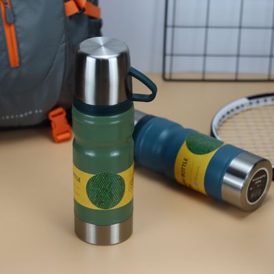 Performance d'isolation thermique 12 à 24 heures Flasque sous vide Thermomètre Set cadeau tasse pour tous