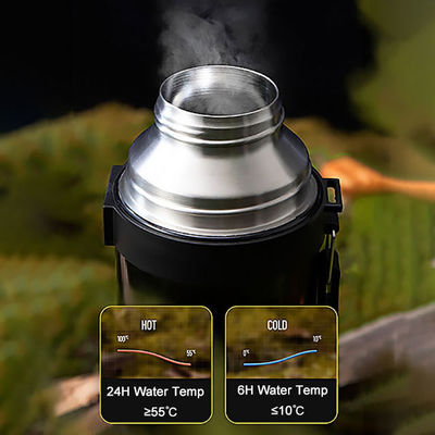 Voyagez de façon écologique avec cette bouteille d'eau en acier isolé sous vide réutilisable