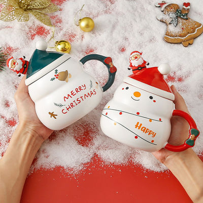 Des tasses de café de Noël créatives de 480 ml de capacité d'impression par sublimation