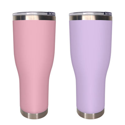 Design moderne 40 oz en acier inoxydable à double paroi pour tasse de café personnalisable