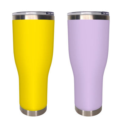 Design moderne 40 oz en acier inoxydable à double paroi pour tasse de café personnalisable