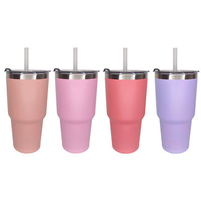 Conception moderne 30 oz en acier inoxydable à double paroi pour bureau / voiture / maison