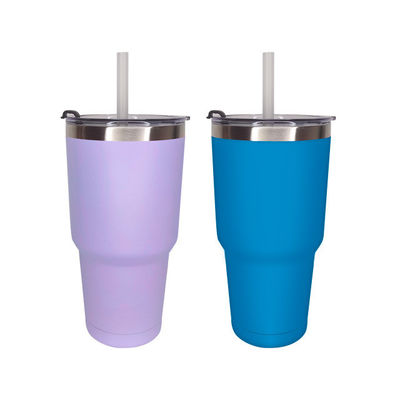 Conception moderne 30 oz en acier inoxydable à double paroi pour bureau / voiture / maison