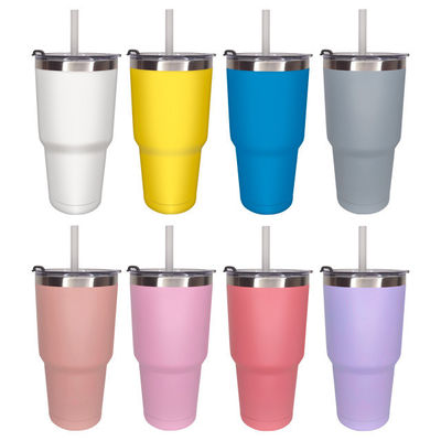 Conception moderne 30 oz en acier inoxydable à double paroi pour bureau / voiture / maison